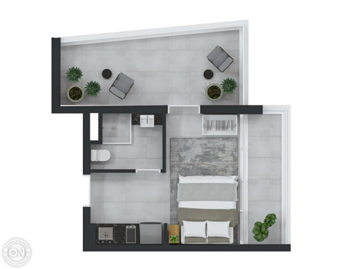 Planta 06 - 34 04m² - garden