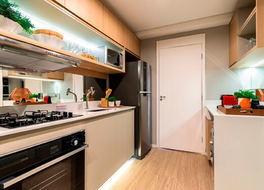 Conheça Cozinha do empreendimento - Fachada - Plano&Estação Barra Funda - Fase 1 - 1087 - 9 Cozinha - Fachada - Plano&Estação Barra Funda - Fase 1 - 1087 - 9