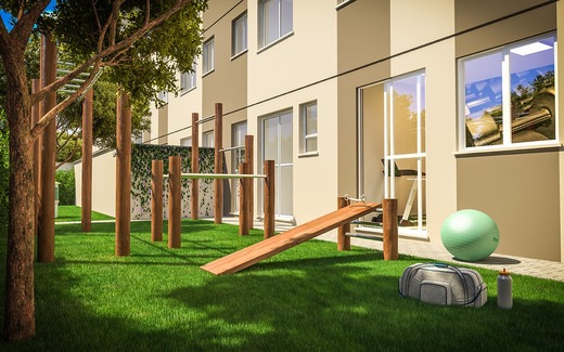 Conheça Playground do empreendimento - Fachada - Up Vila Itaim - 1097 - 6 Playground - Fachada - Up Vila Itaim - 1097 - 6