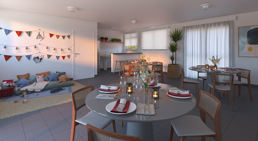 Conheça Salao de festas do imóvel - Apartamento 2 quartos à venda Cabuçu, Nova Iguaçu - R$ 154.746 - II-19484-32449 - 3 Salao de festas - Apartamento 2 quartos à venda Cabuçu, Nova Iguaçu - R$ 154.746 - II-19484-32449 - 3