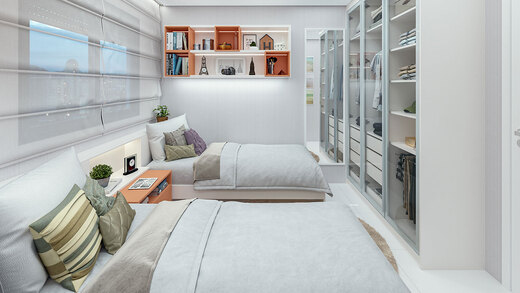 Conheça Dormitorio do empreendimento - Fachada - Urbo Vila Prudente - 1048 - 10 Dormitorio - Fachada - Urbo Vila Prudente - 1048 - 10