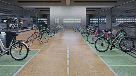 Conheça Bicicletario do empreendimento - Fachada - Urbo Vila Prudente - 1048 - 20 Bicicletario - Fachada - Urbo Vila Prudente - 1048 - 20