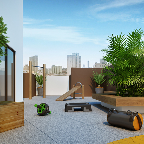 Conheça Fitness externo do empreendimento - Fachada - Residencial Villa Sardenha - 1053 - 7 Fitness externo - Fachada - Residencial Villa Sardenha - 1053 - 7