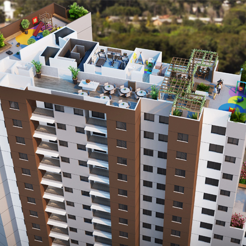 Conheça Aerea do empreendimento - Fachada - Residencial Villa Sardenha - 1053 - 13 Aerea - Fachada - Residencial Villa Sardenha - 1053 - 13