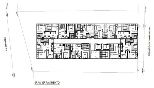 Pavimento 2º ao 13º andar