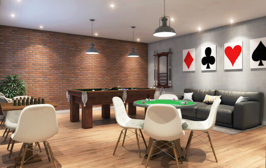 Conheça Sala de jogos adulto do empreendimento - Fachada - Smart Living Santana - 1073 - 7 Sala de jogos adulto - Fachada - Smart Living Santana - 1073 - 7