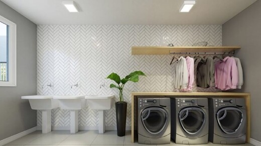 Conheça Lavanderia do imóvel - Studio 1 quarto Lançamento Metrocasa Pirituba - Residencial - São Paulo,SP Chácara Inglesa, à venda - R$ 131.484 - II-20065-33390 - 7 Lavanderia - 7