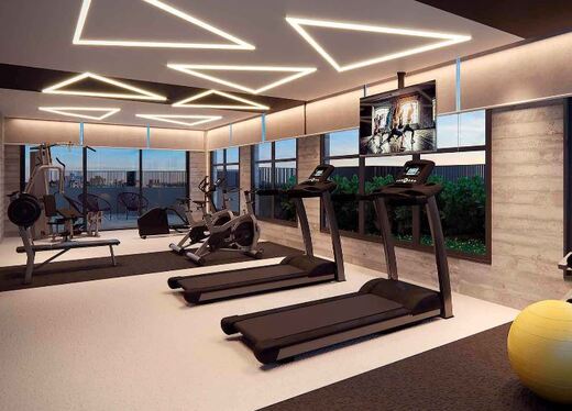 Conheça Fitness do empreendimento - Fachada - Praça Saúde by You - Residencial - Breve Lançamento - 1100 - 14 Fitness - Fachada - Praça Saúde by You - Residencial - Breve Lançamento - 1100 - 14