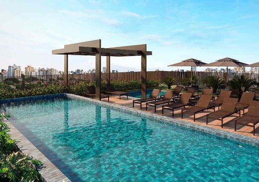 Conheça Piscina do empreendimento - Fachada - Praça Saúde by You - Residencial - Breve Lançamento - 1100 - 25 Piscina - Fachada - Praça Saúde by You - Residencial - Breve Lançamento - 1100 - 25