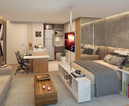 Apartamento à venda com 1 quarto, 30m² - Foto 2