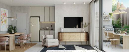 Conheça Living do empreendimento - Fachada - Arte Jardim Botânico - 474 - 7 Living - Fachada - Arte Jardim Botânico - 474 - 7