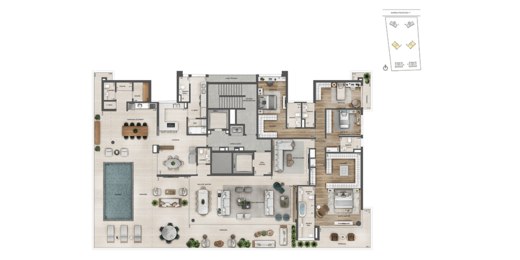 Planta 07 - 4 dorm 477 20m² - cobertura horizontal