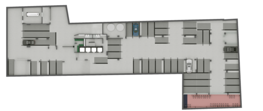 Implantação subsolo