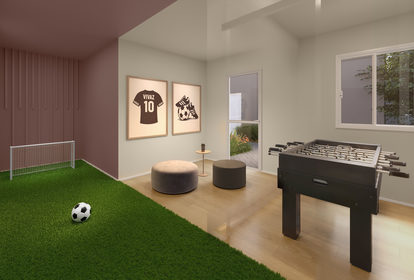 Conheça 176 sala de jogos do imóvel - Apartamento 2 quartos Lançamento Vivaz Estação Vila Sônia - São Paulo,SP Ferreira, à venda - R$ 271.900 - II-84532-132661 - 8 176 sala de jogos - 8