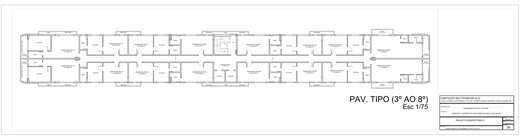 Implanta��o - pavimento tipo 3 ao 8