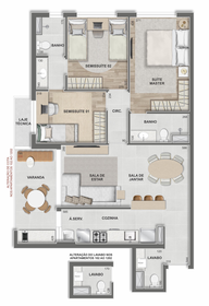Planta 07 - 3 dorm 88,36m�