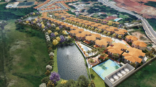 Conheça 310 aérea do imóvel - Casa em Condomínio 2 quartos Lançamento Nova Granja Paradise - Fase 2 - Cotia,SP Parque Rincão, à venda - R$ 350.000 - II-85476-134207 - 25 310 aérea - 25