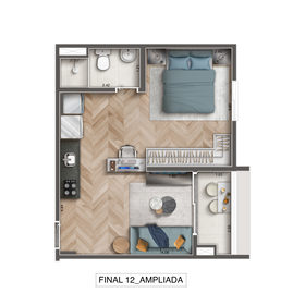 Planta - 35m² 1 dorm - Final 12