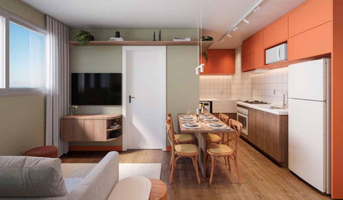 Apartamento, 2 quartos, 35 m² - Foto 3