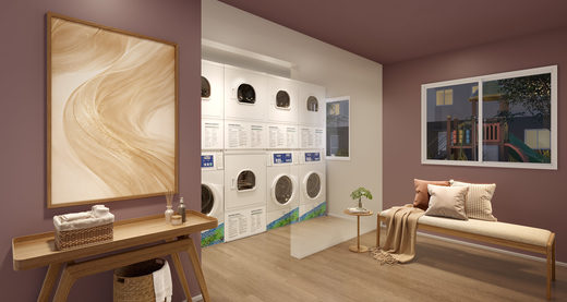 Conheça 208 lavanderia do imóvel - Apartamento 2 quartos Lançamento Vivaz Estação Vila Sônia - São Paulo,SP Ferreira, à venda - R$ 271.900 - II-84532-132661 - 12 208 lavanderia - 12