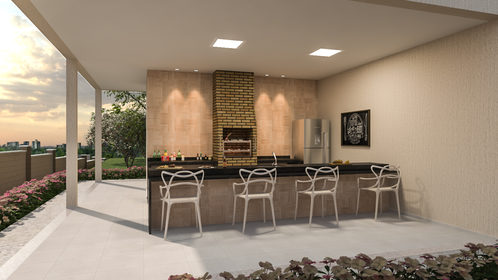 Conheça 240 churrasqueira do imóvel - Apartamento 2 quartos Lançamento Olímpia - Fase 2 - Osasco,SP Santa Maria, à venda - R$ 274.990 - II-86118-135178 - 6 240 churrasqueira - 6