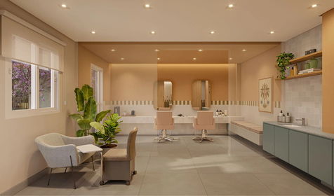 Conheça 200 espaço beauty do imóvel - Apartamento 2 quartos Lançamento Ares do Horto Pau Brasil - São Paulo,SP Horto do Ipê, à venda - R$ 234.592 - II-83029-130142 - 6 200 espaço beauty - 6