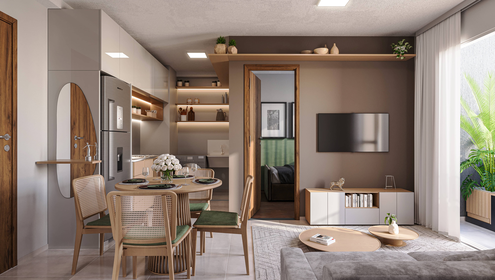 Apartamento, 2 quartos, 35 m² - Foto 2