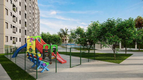 Conheça 250 playground do imóvel - Studio 1 quarto Lançamento Poente Flor de Maio - Fase 1 - São Paulo,SP Pirituba, à venda - R$ 229.990 - II-85085-133456 - 11 250 playground - 11