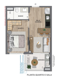 Planta 09 - 1 dorm 36,27m²