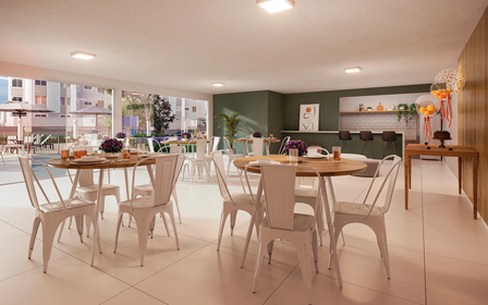 Conheça 160 salão de festas do imóvel - Apartamento 2 quartos à venda Campo Grande, Rio de Janeiro - R$ 266.000 - II-82997-130085 - 6 160 salão de festas - 6