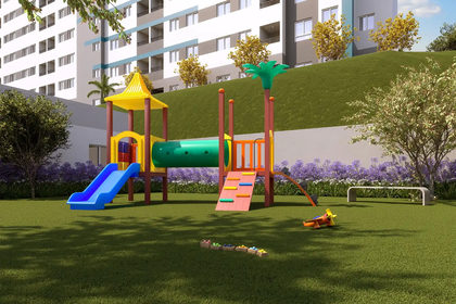 Conheça 250 playground do imóvel - Apartamento 1 quarto Lançamento Longitude Perus - Fase 2 - São Paulo,SP Vila Perus, à venda - R$ 234.000 - II-84765-133131 - 13 250 playground - 13