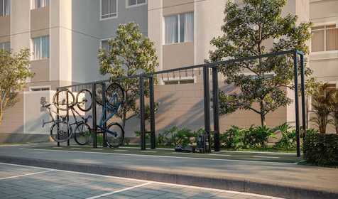Conheça 260 bicicletário do imóvel - Apartamento 2 quartos à venda Campo Grande, Rio de Janeiro - R$ 266.000 - II-82997-130085 - 13 260 bicicletário - 13