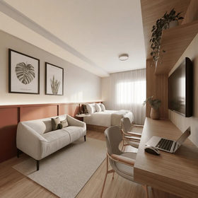 Conheça 052 living do imóvel - Apartamento 2 quartos Lançamento Metrocasa Estação Sapopemba - São Paulo,SP Jardim Adutora, à venda - R$ 218.400 - II-84537-132675 - 7 052 living - 7