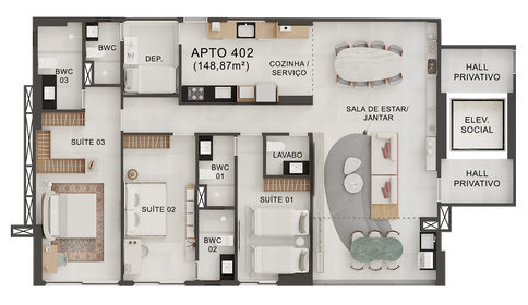 PLANTA 174M²