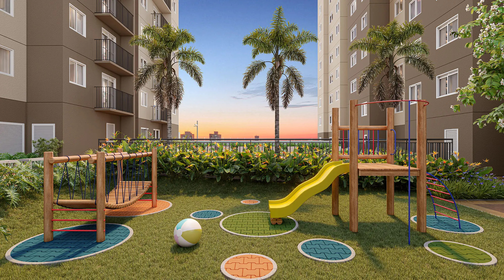 Conheça 250 playground do imóvel - Apartamento 2 quartos Lançamento Ares do Horto Pau Brasil - São Paulo,SP Horto do Ipê, à venda - R$ 234.592 - II-83029-130142 - 11 250 playground - 11