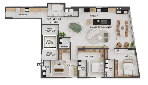 PLANTA 174M²