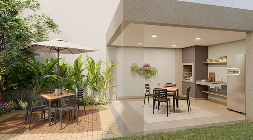 Conheça 240 churrasqueira do imóvel - Apartamento 2 quartos Lançamento Ares do Horto Pau Brasil - São Paulo,SP Horto do Ipê, à venda - R$ 234.592 - II-83029-130142 - 10 240 churrasqueira - 10