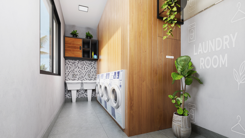 Conheça 208 lavanderia do imóvel - Apartamento 2 quartos Lançamento Lev Perus - São Paulo,SP Perus, à venda - R$ 259.284 - II-83697-131328 - 9 208 lavanderia - 9