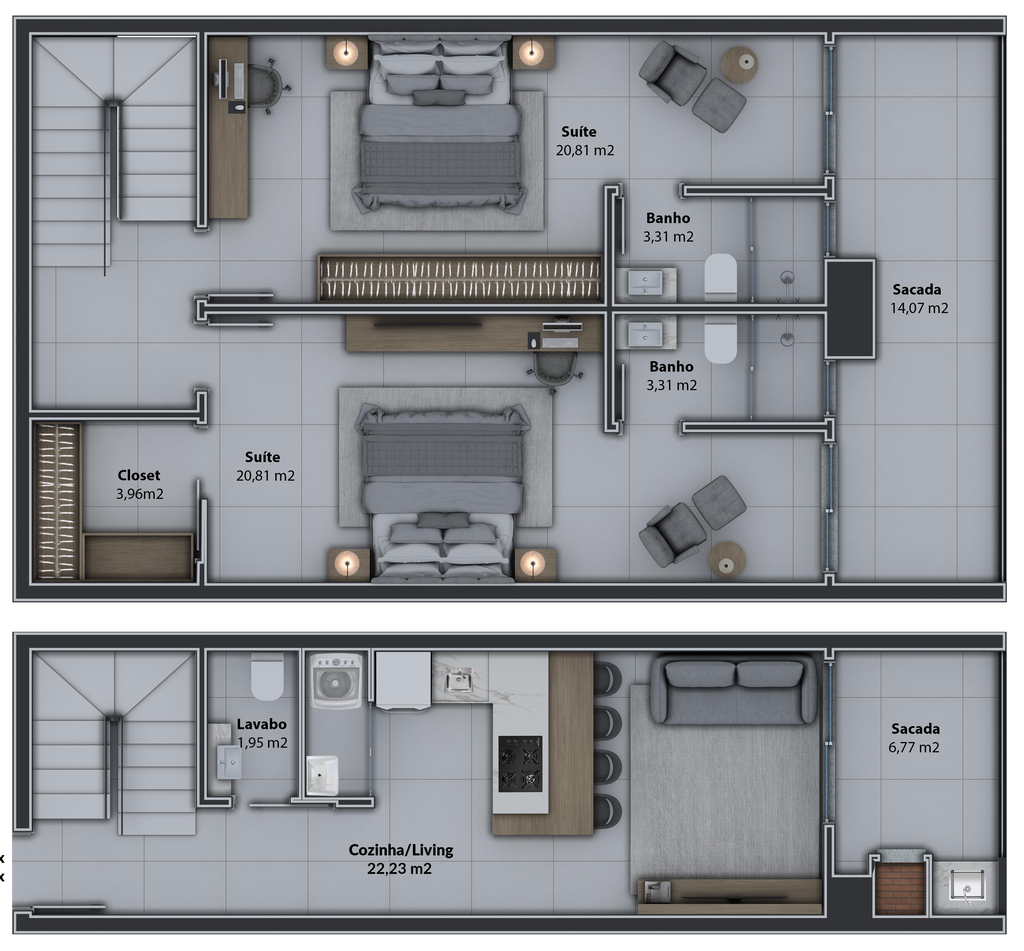 Apartamento, 2 quartos, 81 m² - Foto 74
