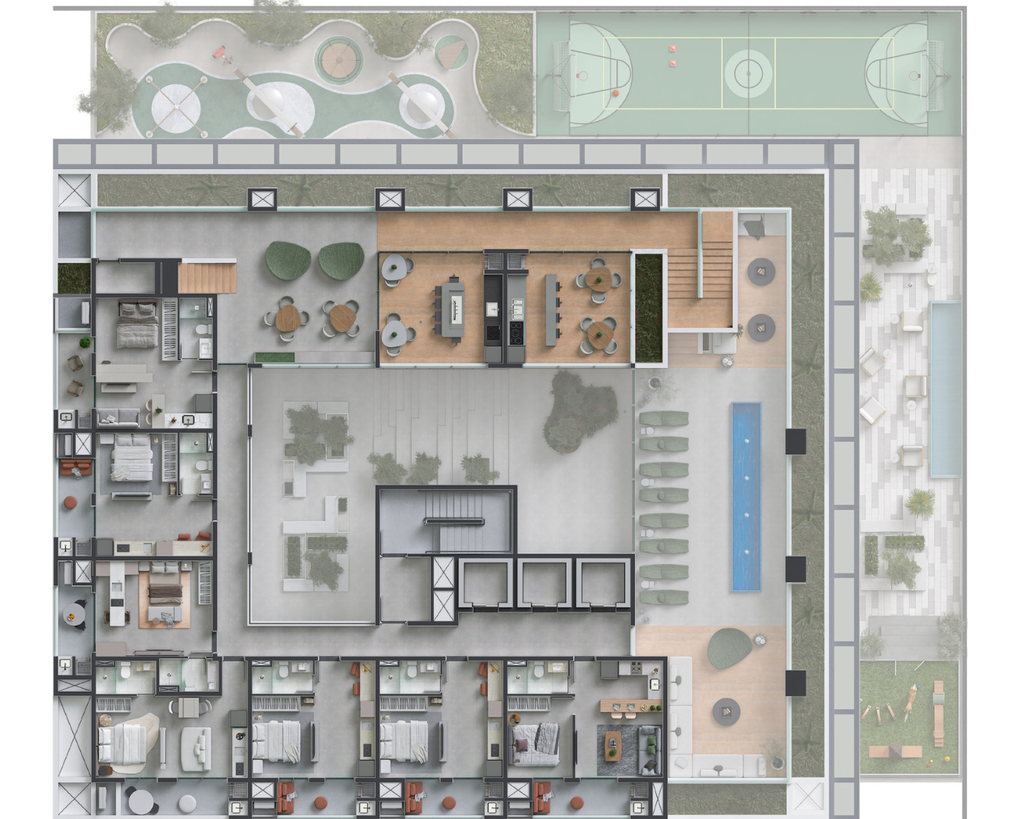 Apartamento, 1 quarto, 25 m² - Foto 33