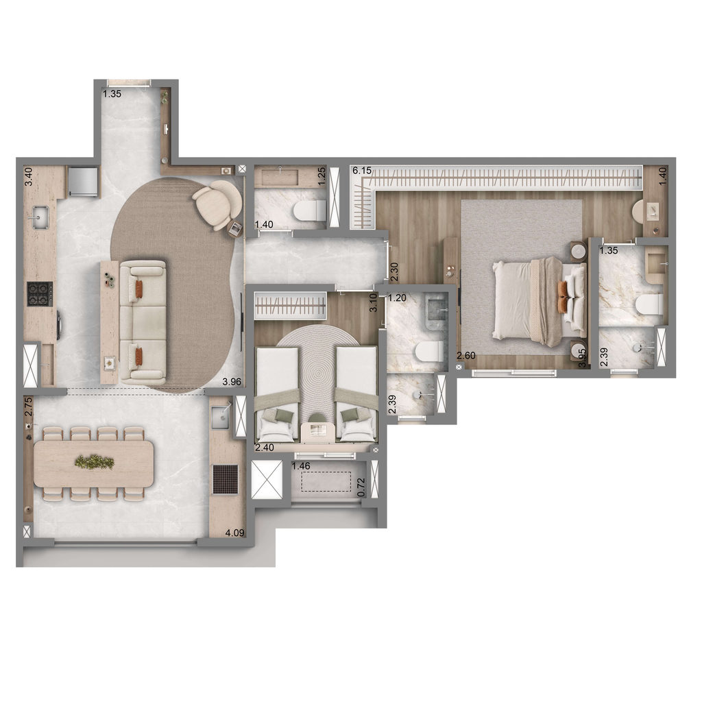 Apartamento, 2 quartos, 92 m² - Foto 20