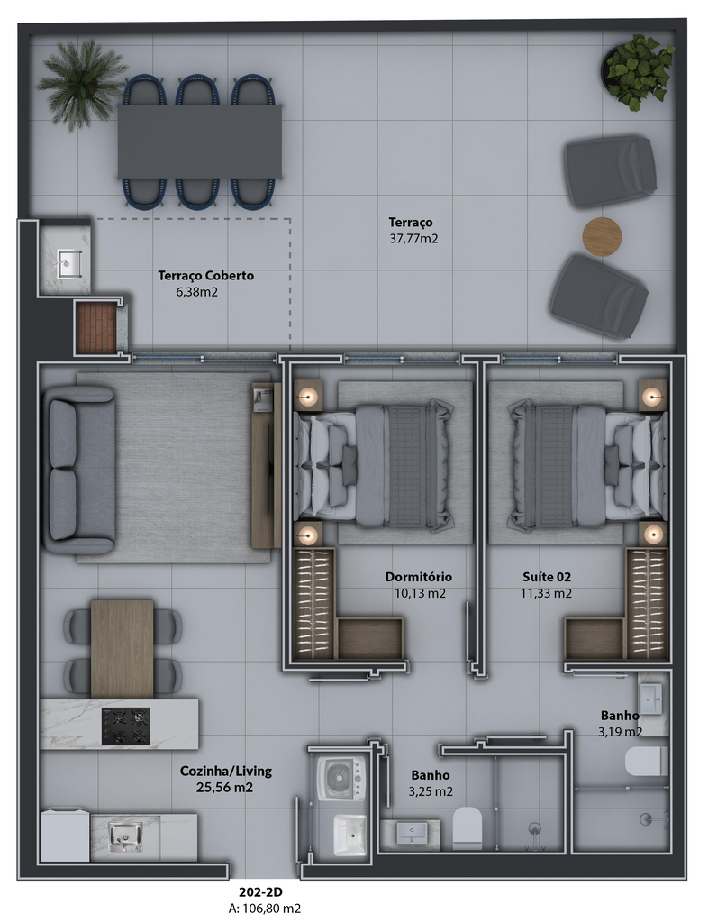 Apartamento, 2 quartos, 81 m² - Foto 71