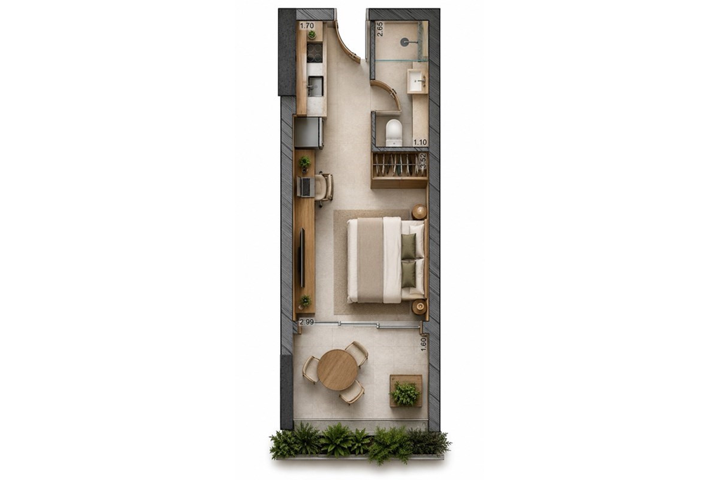 Apartamento, 1 quarto, 27 m² - Foto 17