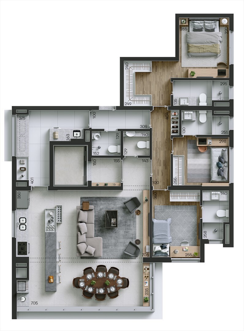 Apartamento, 3 quartos, 134 m² - Foto 17