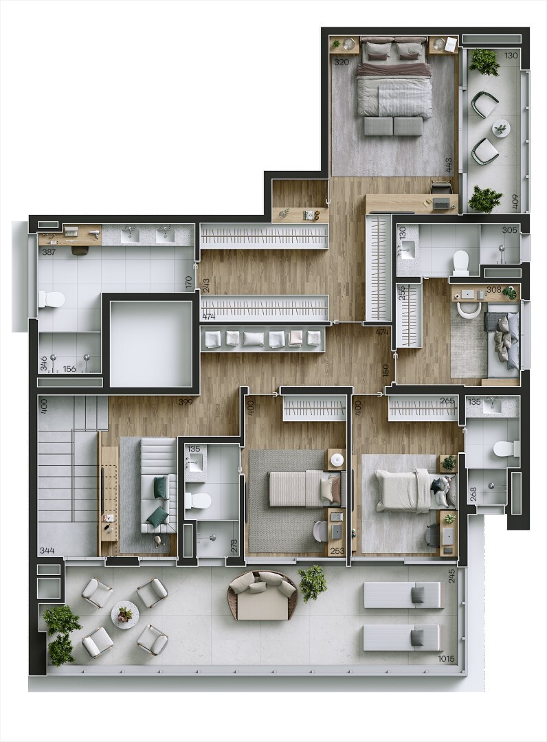 Apartamento, 3 quartos, 134 m² - Foto 22