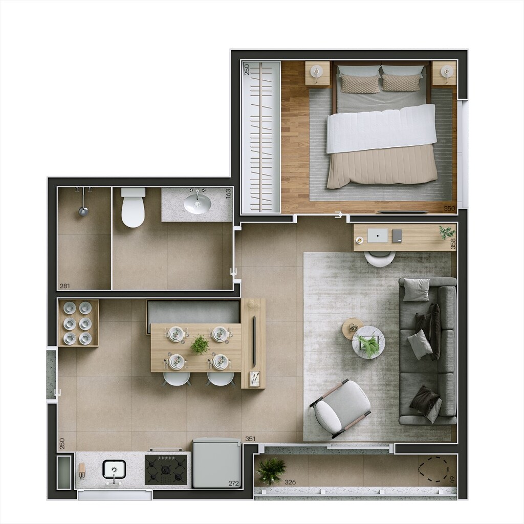Apartamento, 1 quarto, 44 m² - Foto 16