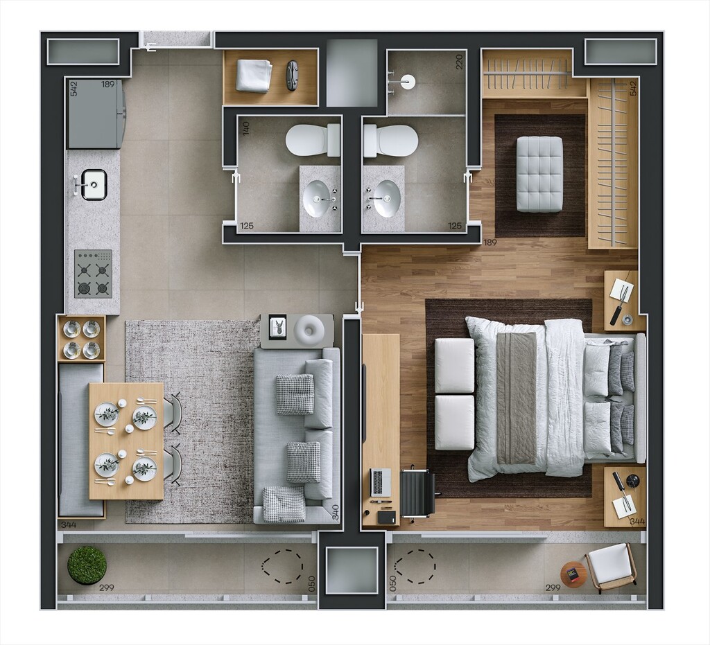 Apartamento, 1 quarto, 44 m² - Foto 17