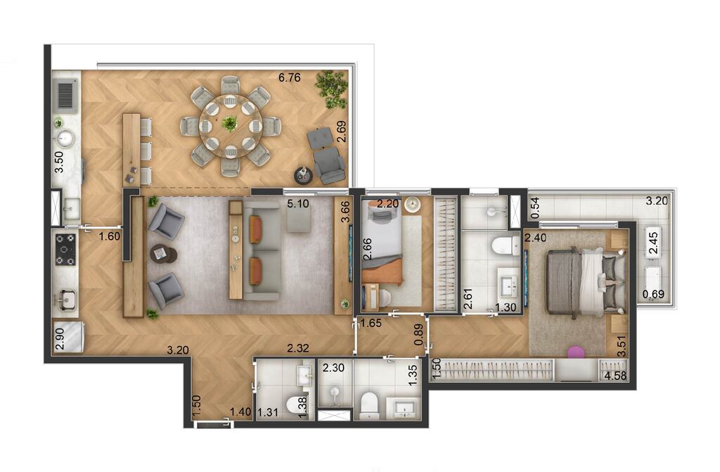 Apartamento, 3 quartos, 82 m² - Foto 31
