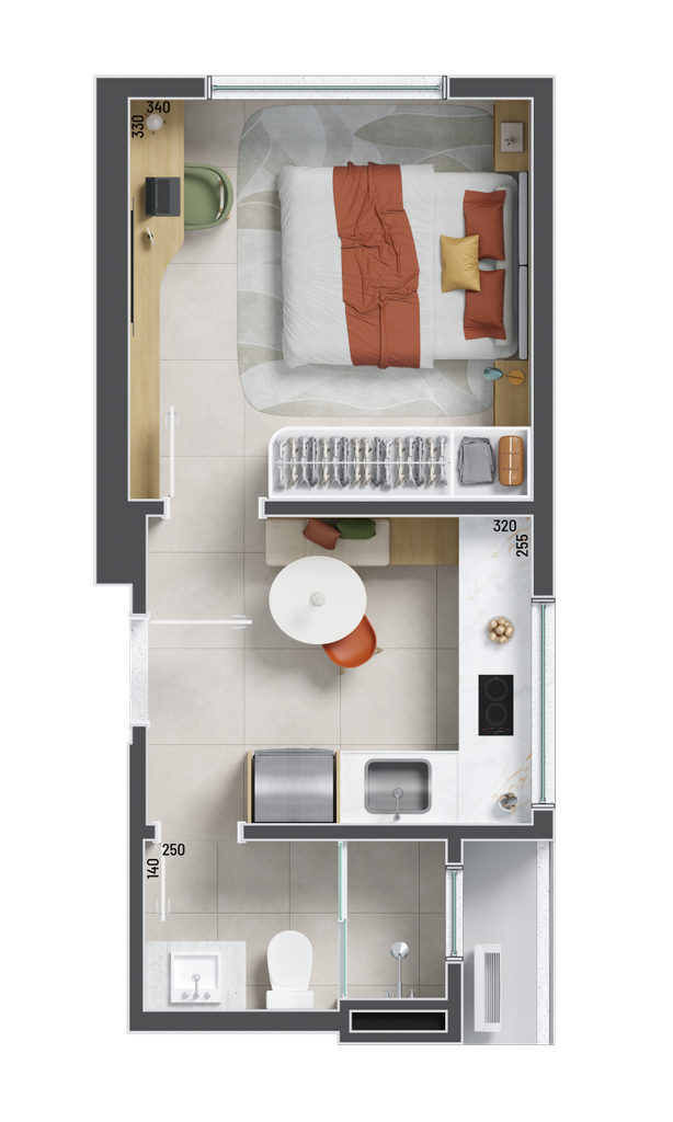 Apartamento, 1 quarto, 31 m² - Foto 32