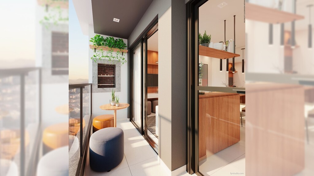 Apartamento com 2 quartos, 44.63m², à venda em Curitiba, Capão Raso - Solange Delfim Consultora de Imóveis